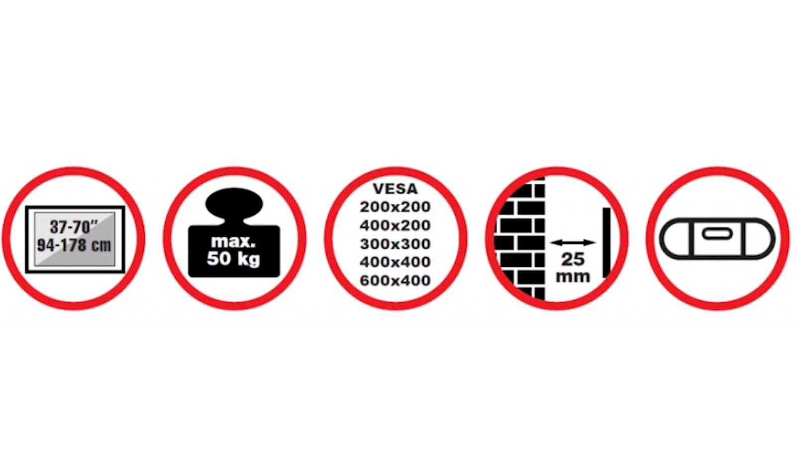 Nosač REFLECTA za TV Flat 70-6040