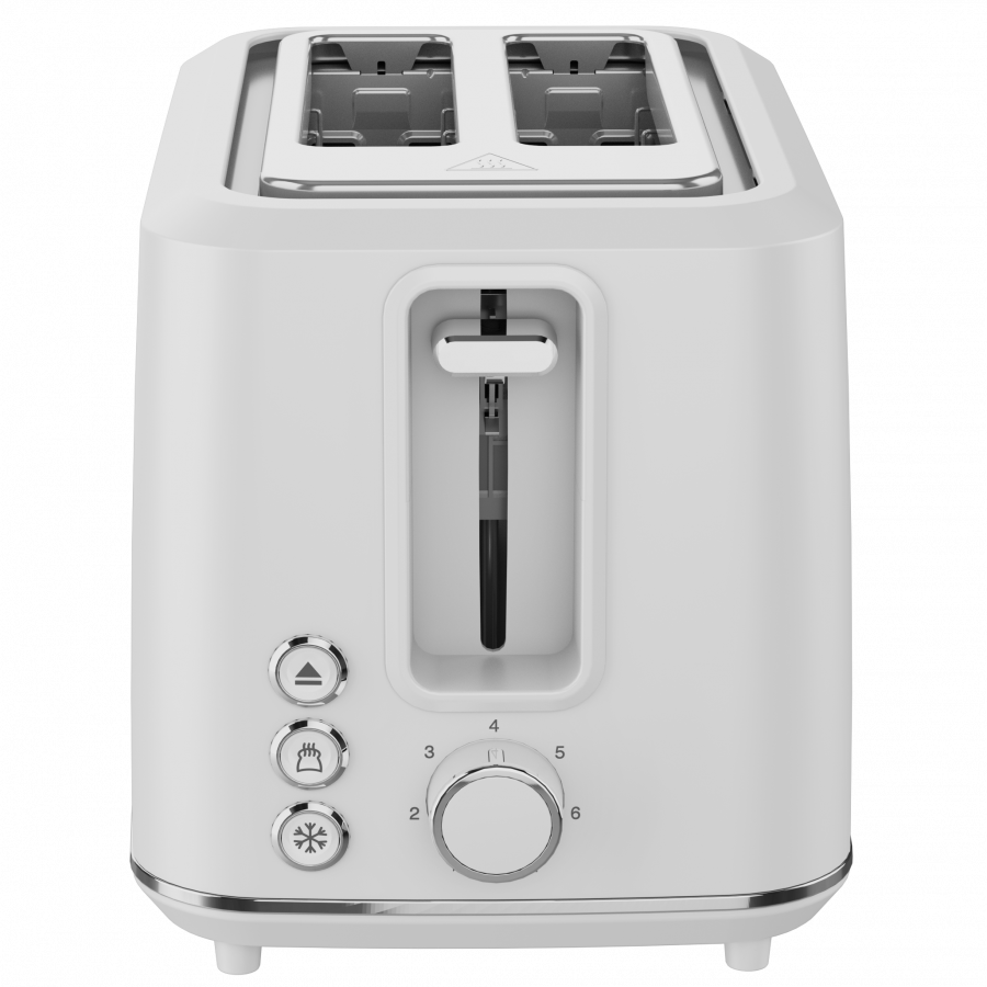 Electric Toaster, white, 220-240V, 50-60Hz, 920-1080W, 2 slots, 3 modes, 7 browning levels