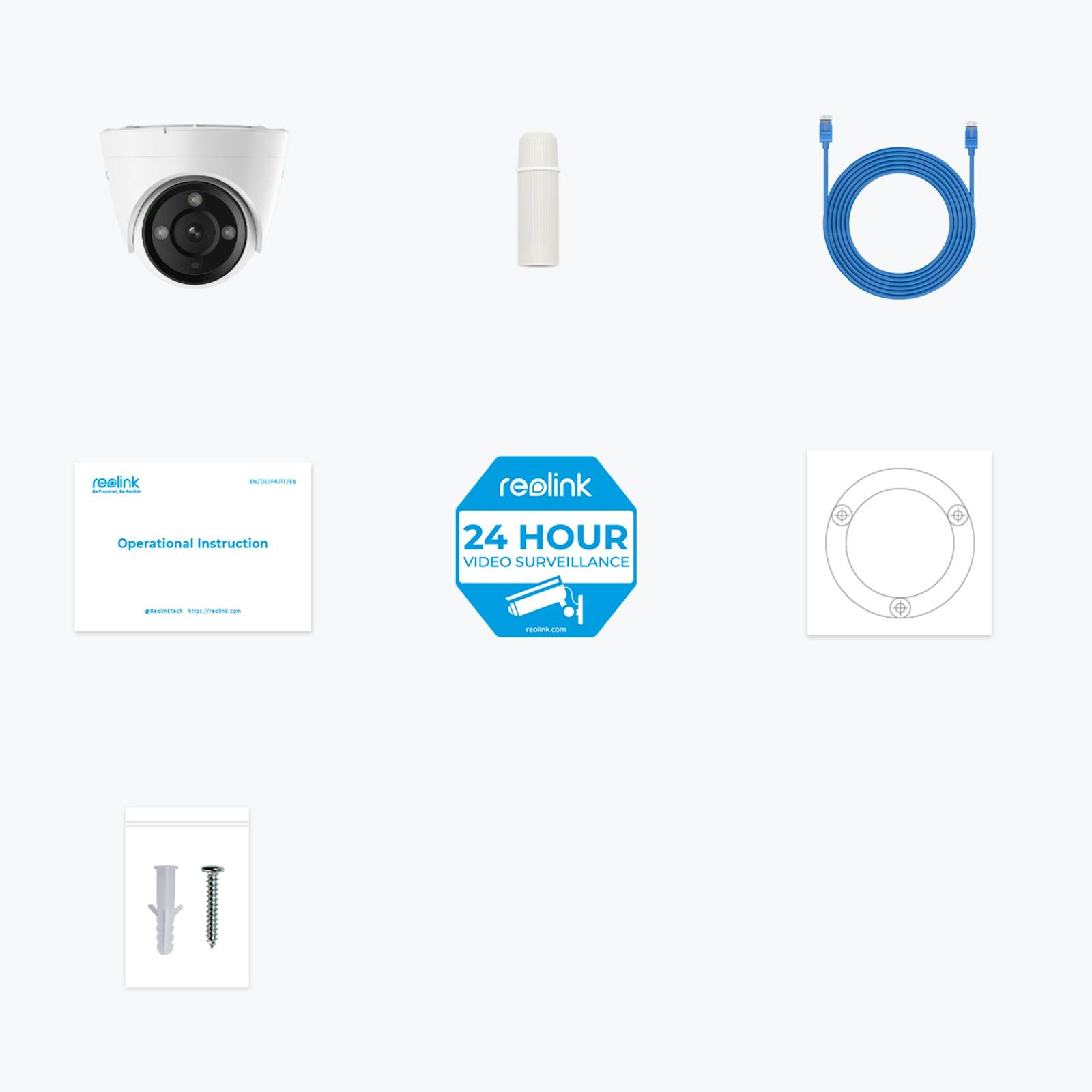 Reolink Ip Kamera serija P434 4K, 3x optički zoom, POE