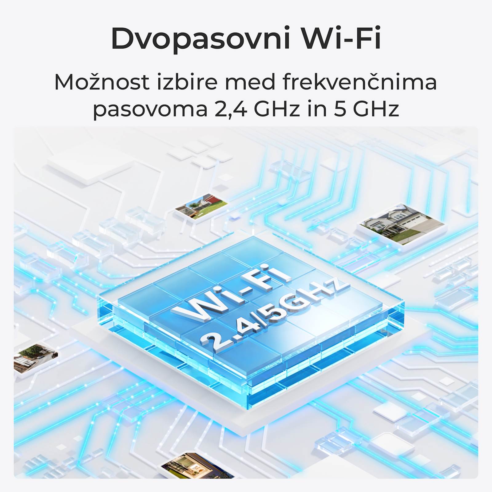 REOLINK IP KAMERA ARGUS SERIJA B430 kamera + solarni panel 5MP, Baterijska, Pan, Tilt, noćni vid, 