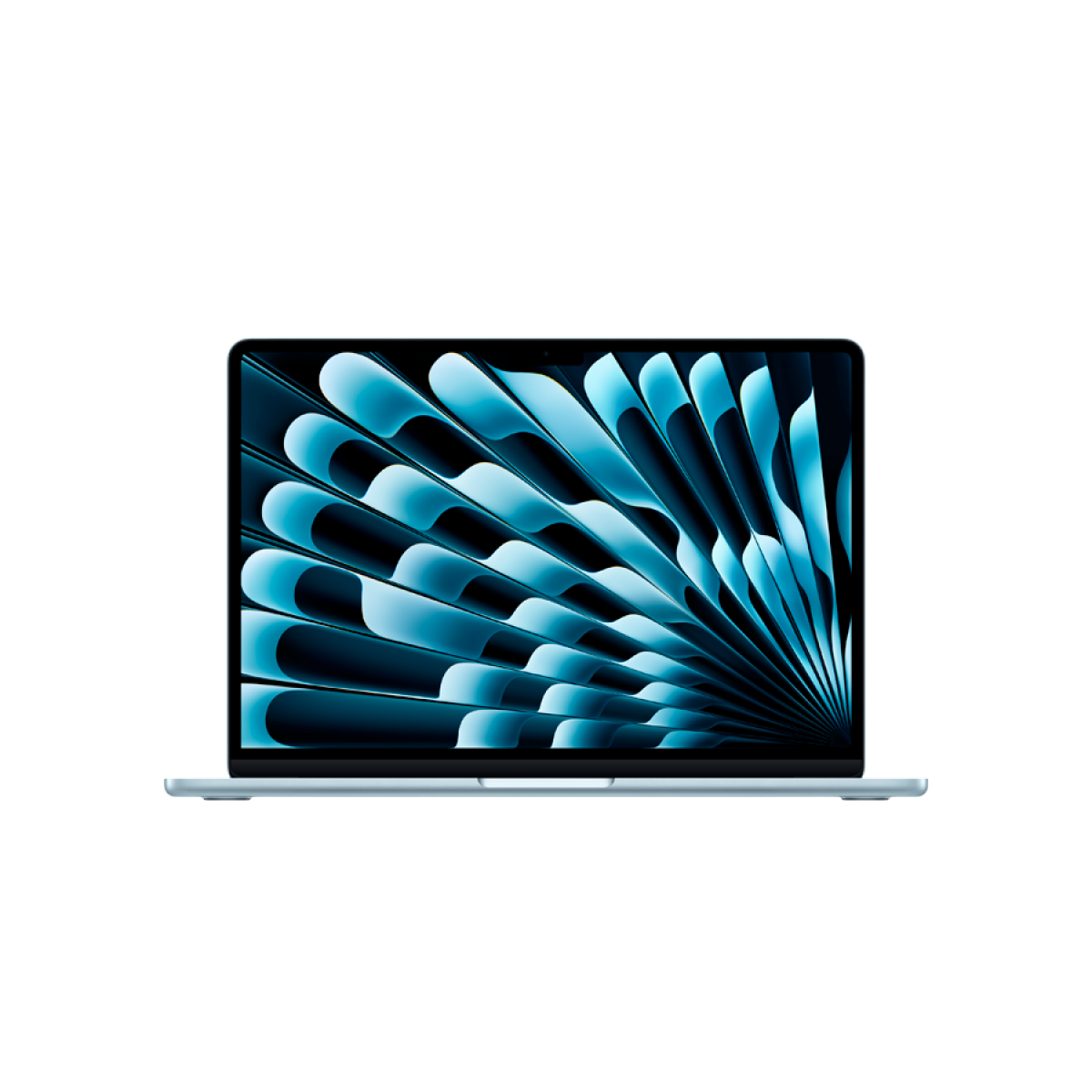 MacBook Air 13-inch,Sky Blue, Model A3240,M4 CHIP WITH 10C CPU, 8C GPU,16GB unified memory,30W USB-C Power Adapter,256GB SSD storage,Two Thunderbolt 4 Ports,Touch ID,Liquid Retina display,Force Touch Trackpad, KEYBOARD-INT