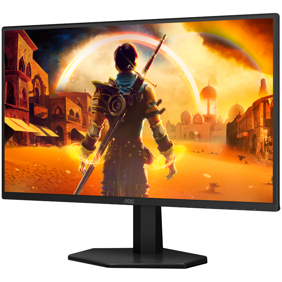 AOC Monitor Gaming 25G42E 24.5”, FHD 1920x1080, Fast IPS, 180Hz, 0.5ms (MPRT), 300 cd/m2, 1000:1, Adaptive Sync, HDR 10, 1x HDMI 2.0, 1x DP 1.4, Tilt