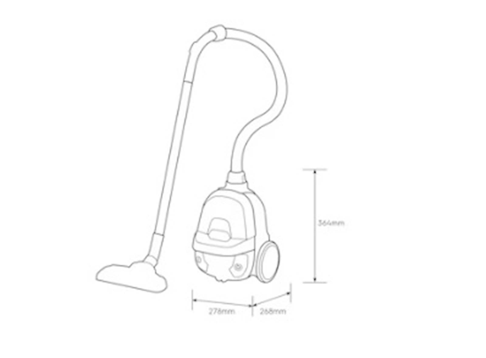 Usisivač ELECTROLUX Z1230CB, sa kanisterom