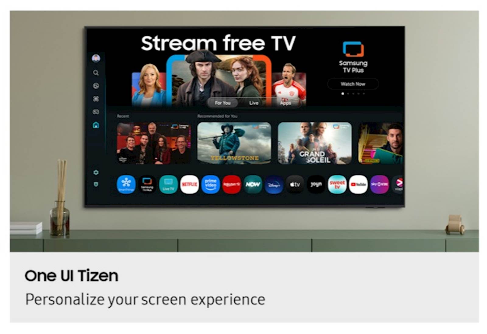 TV SAMSUNG QLED 4K Vision AI 55" Q7F