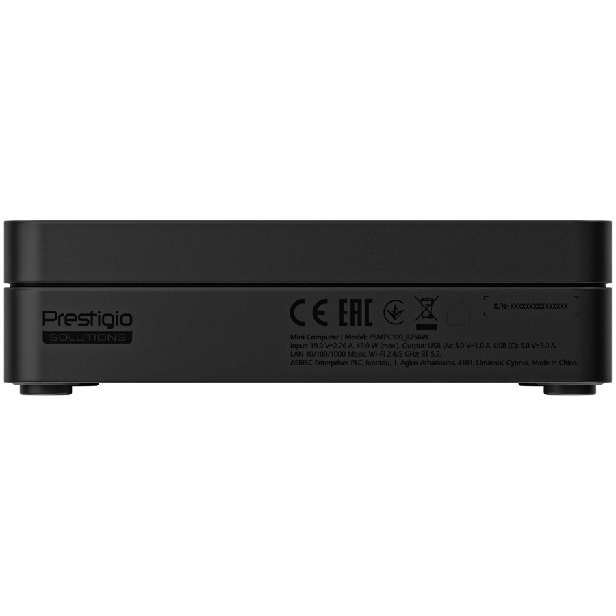 Alder lake N100,8GB+256GB,so-dimm*1,1x SSD-M.2 2280, Wifi6,1xMicroTFCard upto 512GB,5xUSB3.2gen1,1xCombo Jack,1xDCpower connector;2x HDMI1.4Type A,1xType-C data only,1xType-CFull fuction,1x RJ45,fTPM2.0 firmware,VESA mount with screws x1,Linux Ubuntu