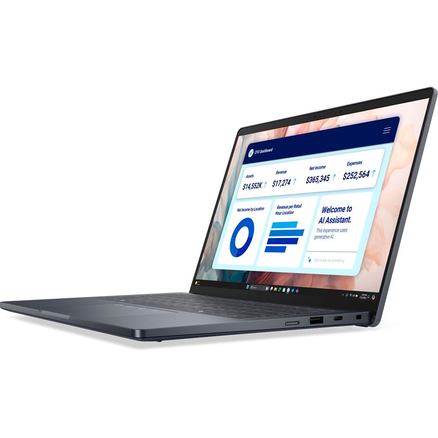 Dell Pro 14 Premium PA14250, Ultra 7 268V, 32GB, 512GB SSD Gen4, 14.0" FHD+, Arc, FgrPr, Cam - Mic, WLAN + BT, Eng Backlit Kb, 3 Cell, W11Pro, vPro, 3Yr