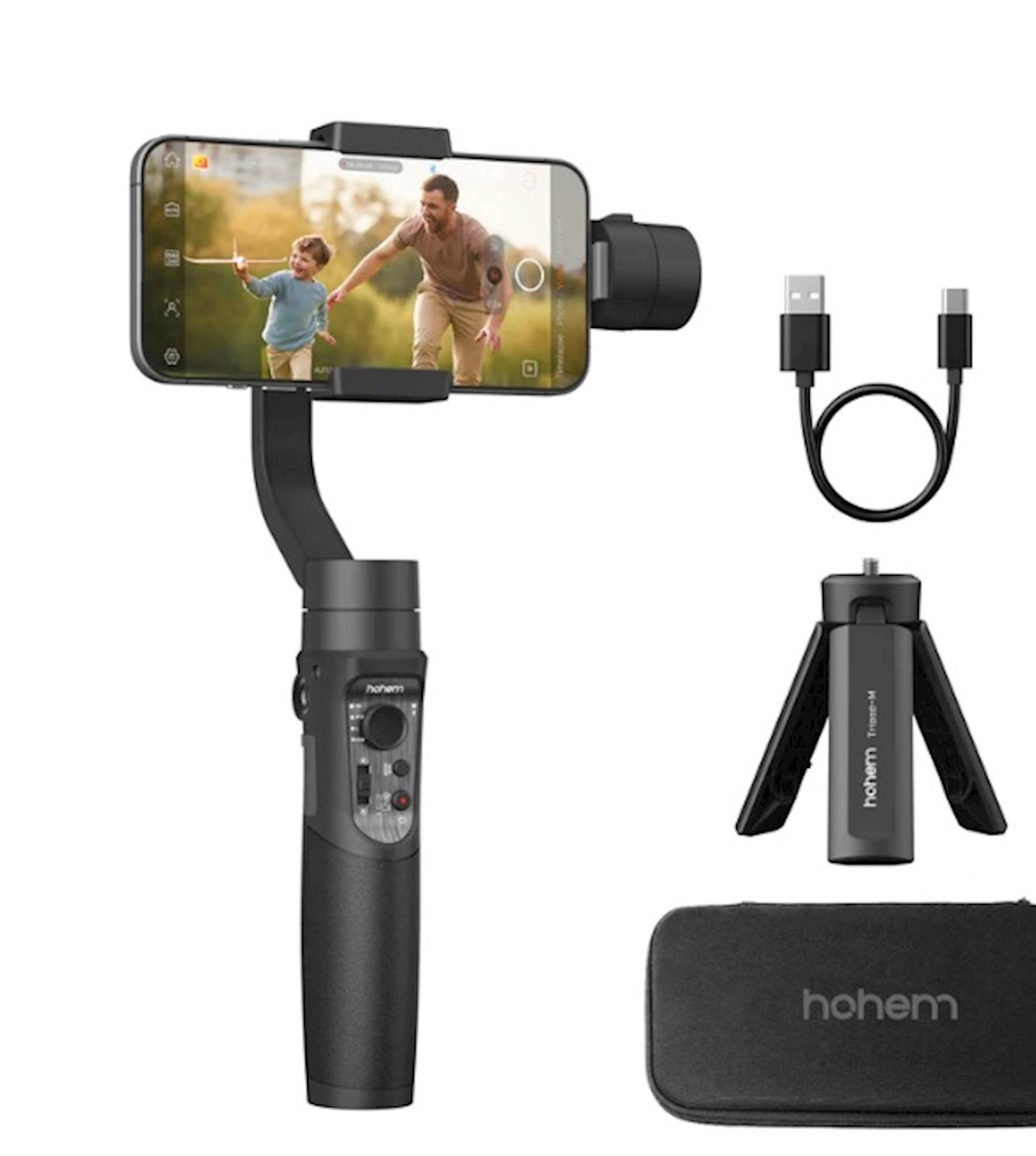 Stabilizator HOHEM iSteady Mobile+ Kit Black
