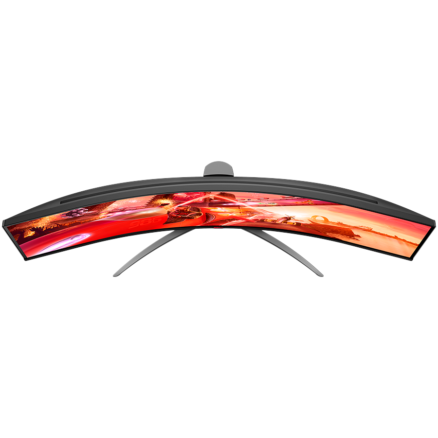 AOC MONITOR LED AG493UCX2, 49",56.8x119.4cm, VA SUPER ultrawide (32:9) 5120x1440, 5K, 1ms, 165hz, 550cd/m2, DisplayHDR 1000, sRGB 131%, 8 Bit, Freesync Premium Pro, G-Sync Compatible, Vesa 100x100, Black