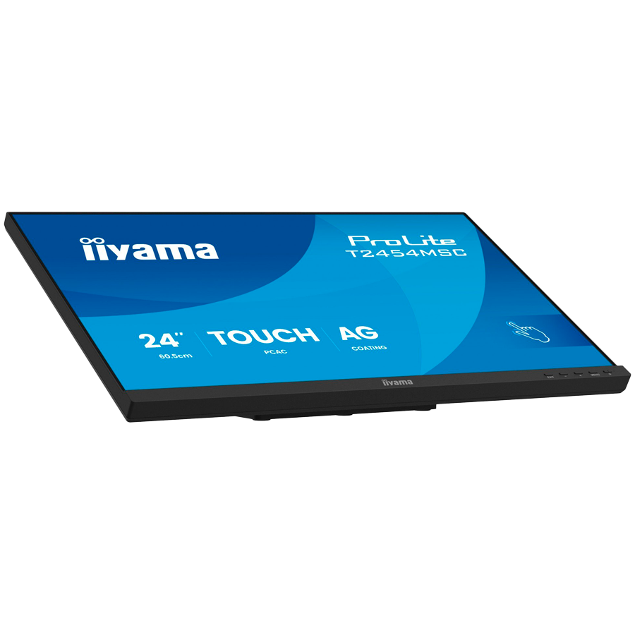 IIYAMA Monitor Touch T2454MSC-B3AG 24" InCell PCAP 10pt touchscreen monitor featuring IPS panel technology, Anti-Glare coating and a flexible stand