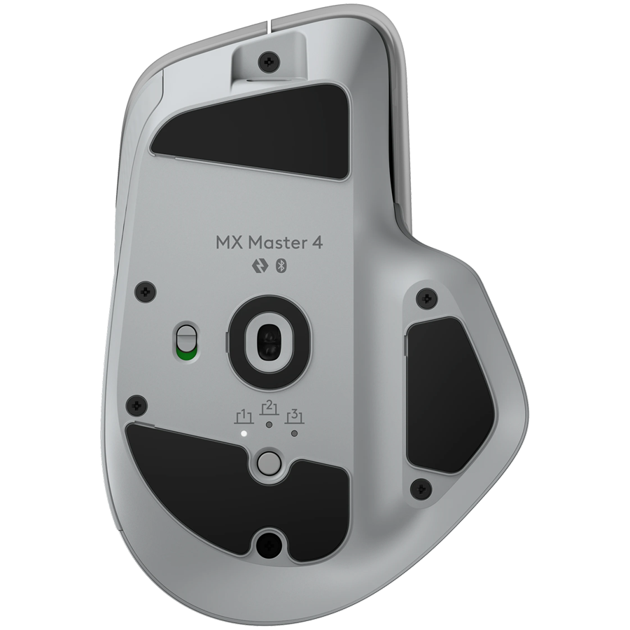 LOGITECH MX Master 4 for Mac - WHITE SILVER - BT - EMEA28i-935