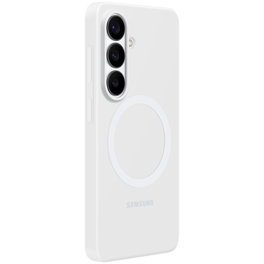 Samsung Galaxy S26 Silicone Magnet Case White