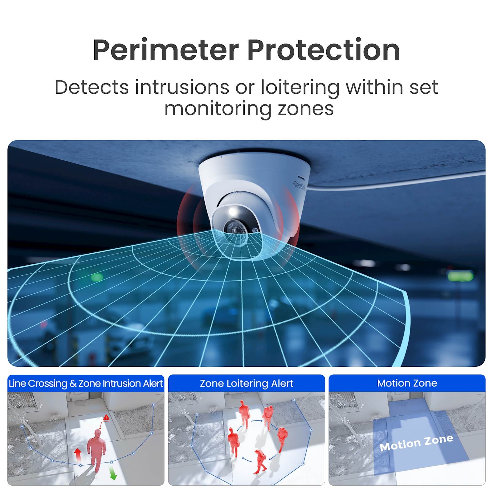 Reolink Smart IP kamera RP-PCT12M, 12MP, 4K, AI prepoznavanje, Ai pretraga videa