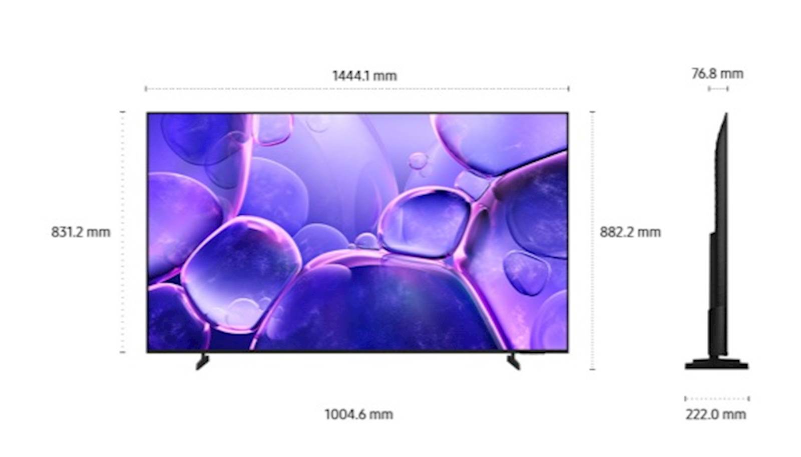 TV SAMSUNG Crystal UHD 4K  65"U8092F 