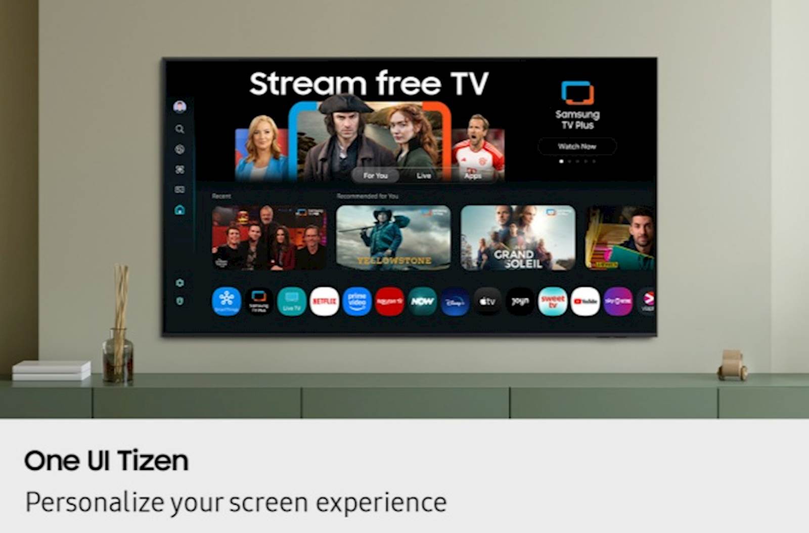 TV SAMSUNG Crystal UHD 4K  65"U8092F 