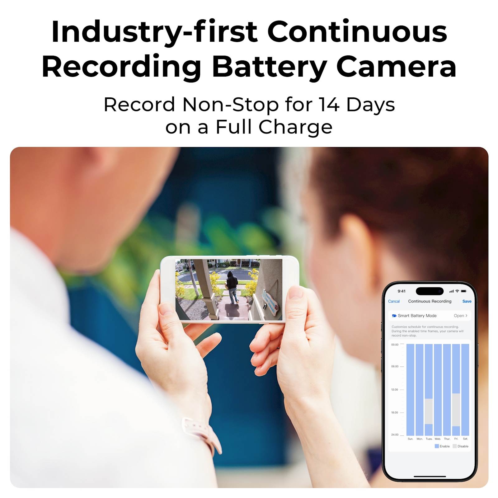 Reolink ALTAS B630 IP kamera + solarni panel 2, 4MP, 2K, WIFI 6, 20000mAh baterija, AI