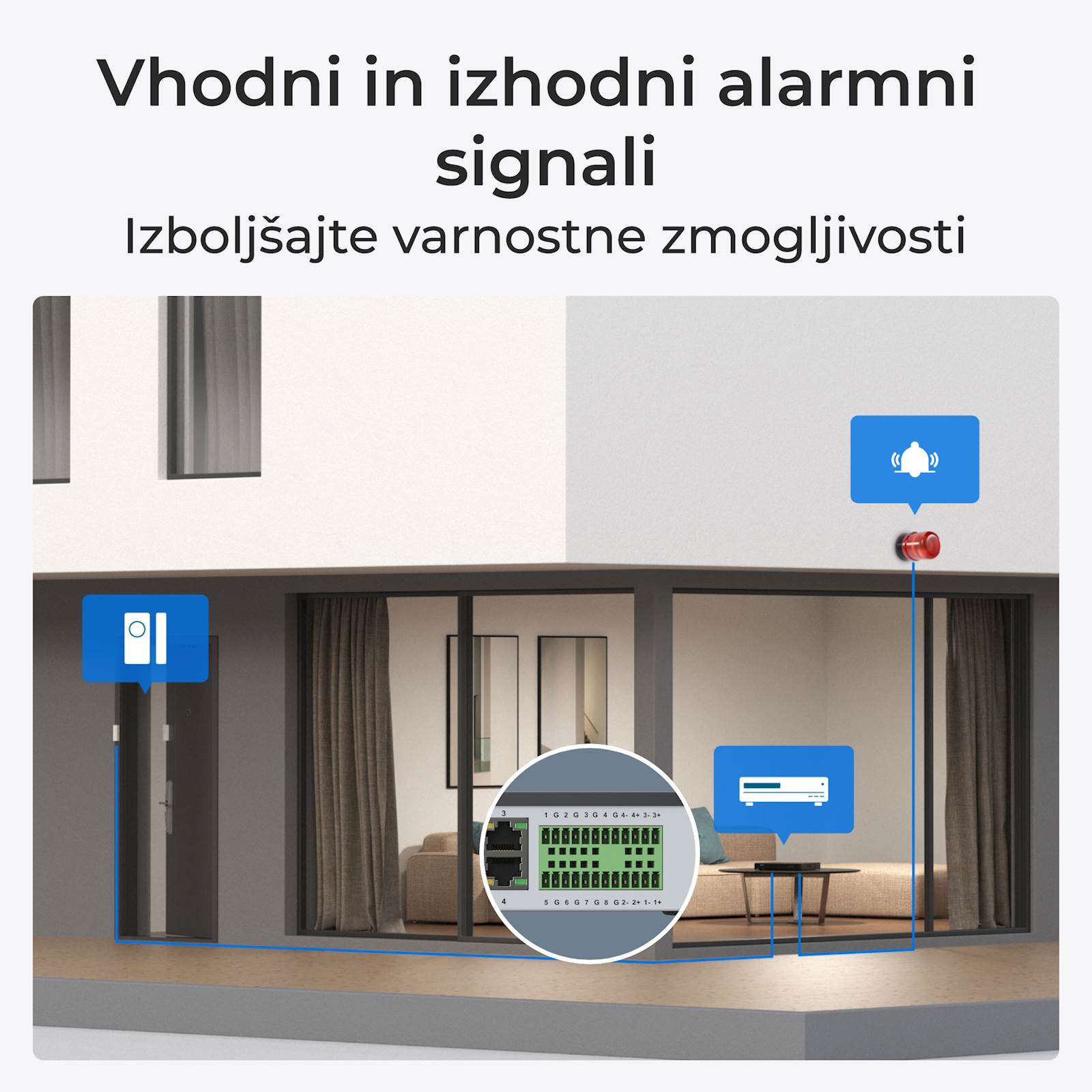 Reolink NVR snimač NVS36 16MP, 36 kanalni, podrška do 48 TB HDD