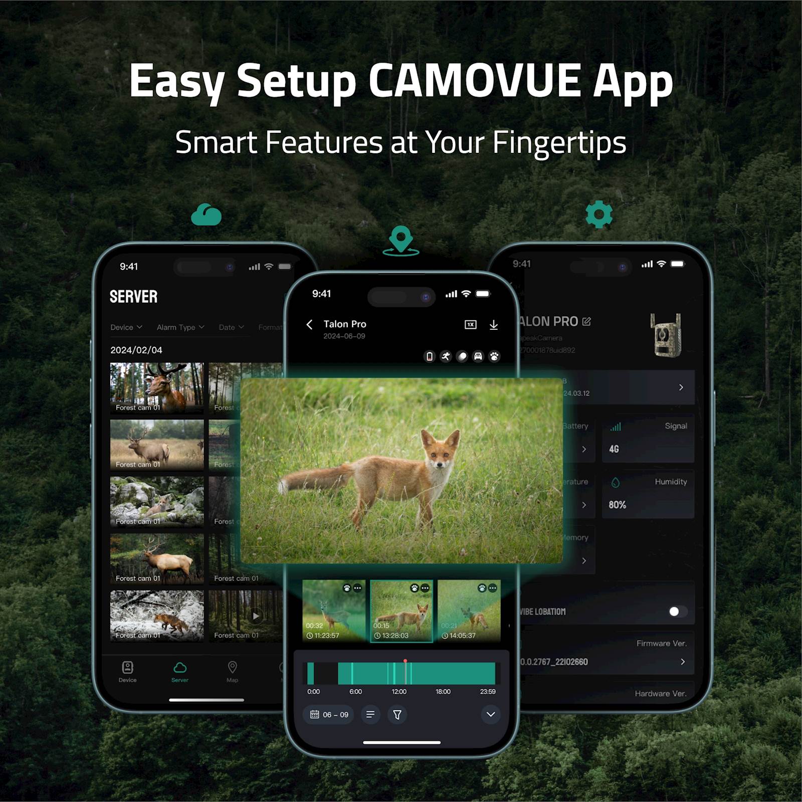 Reolink IP kamera Camovue Talon Serija S130 LTE/GPS, AAA baterije, prepoznaje 12 vrsta životinja