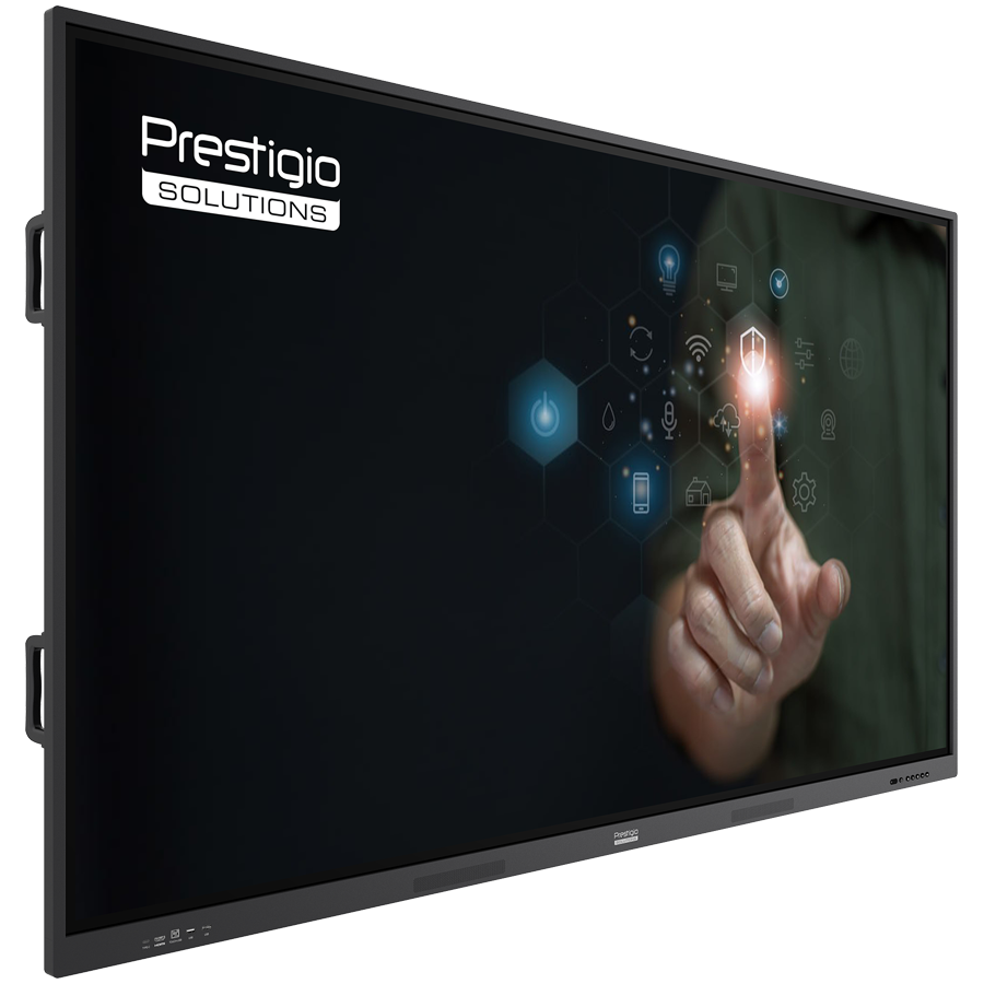 PRESTIGIO SOLUTIONS Multiboard 65" Light Series UHD 4K, Android 13, Dual Wi-Fi, 40TP, touch pen