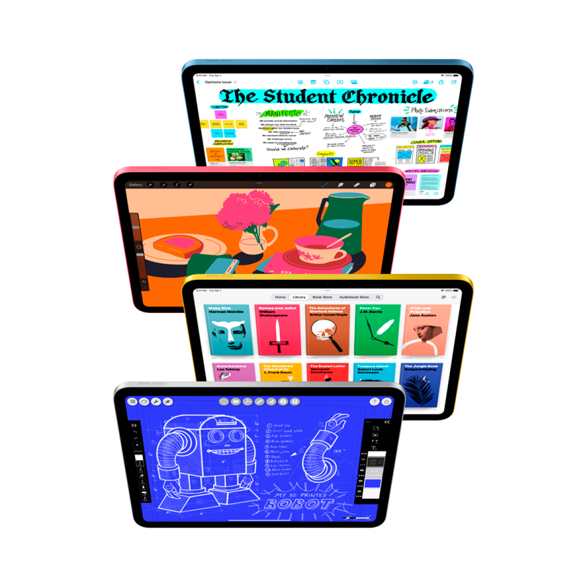 11-inch iPad Wi-Fi + Cellular 128GB - Silver,Model A3355