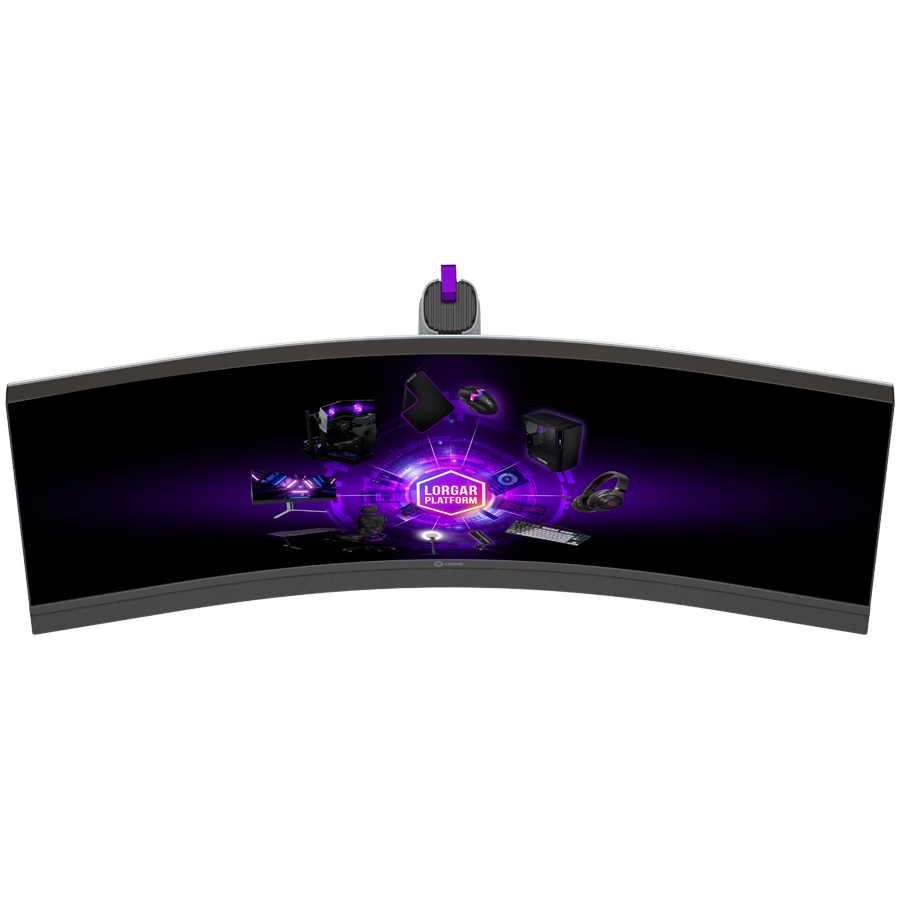 LORGAR 34MP1, UWQHD MiniLED Gaming Monitor Pro, 34'' (3440*1440) VA curved monitor, black/milky grey