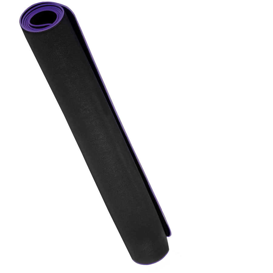 LORGAR RX1FM, Sim Racing Floor Mat Advanced, Stitched edge, 1,700X700X3 mm, Black/purple