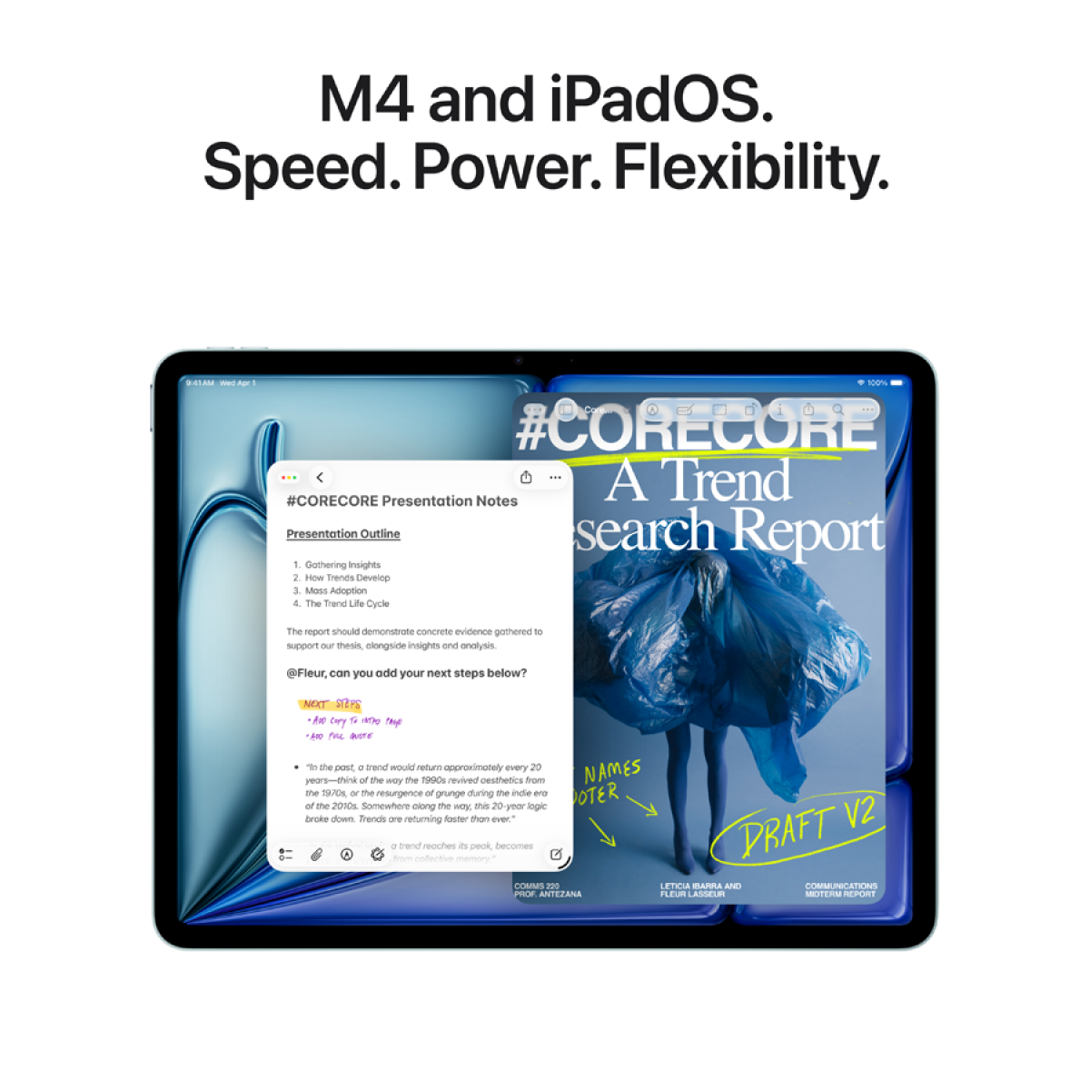 11-inch iPad Air M4 Wi-Fi 256GB - Space Grey,Model A3459