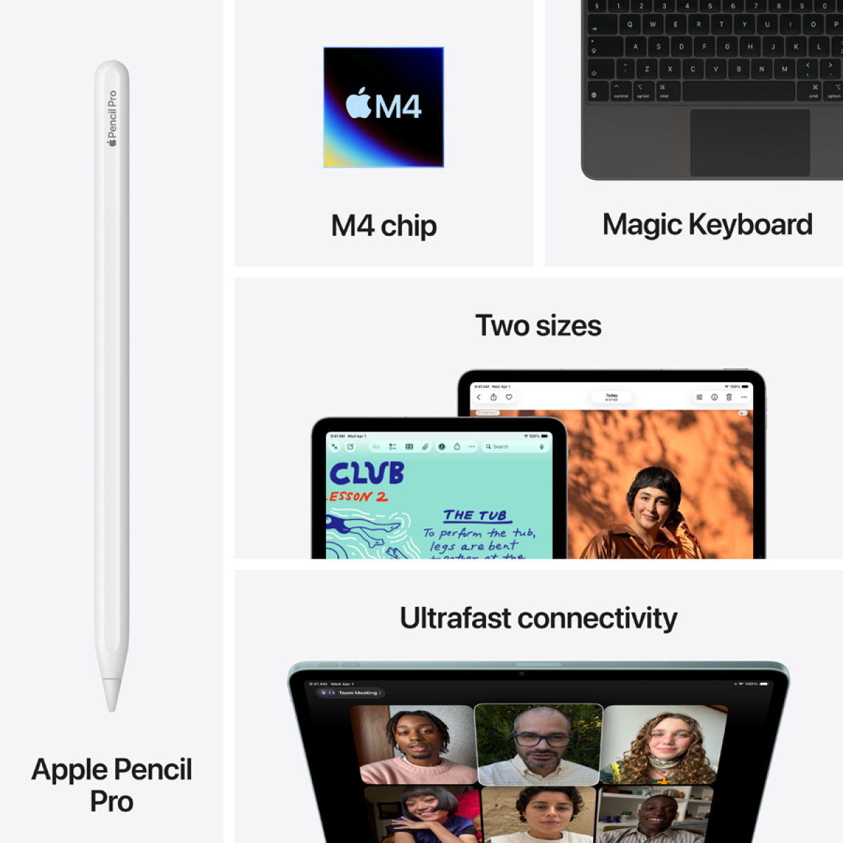 11-inch iPad Air M4 Wi-Fi 256GB - Space Grey,Model A3459