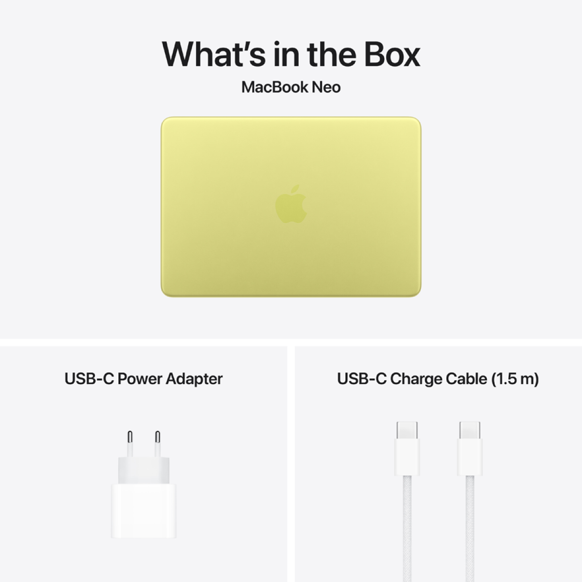 MacBook Neo 13-inch, Citrus, Model A3404,A18 PRO CHIP, 6C CPU, 5C GPU,8GB unified memory,20W ADAPTER,256GB SSD storage,KEYBOARD-INT,COUNTRY KIT-RUS