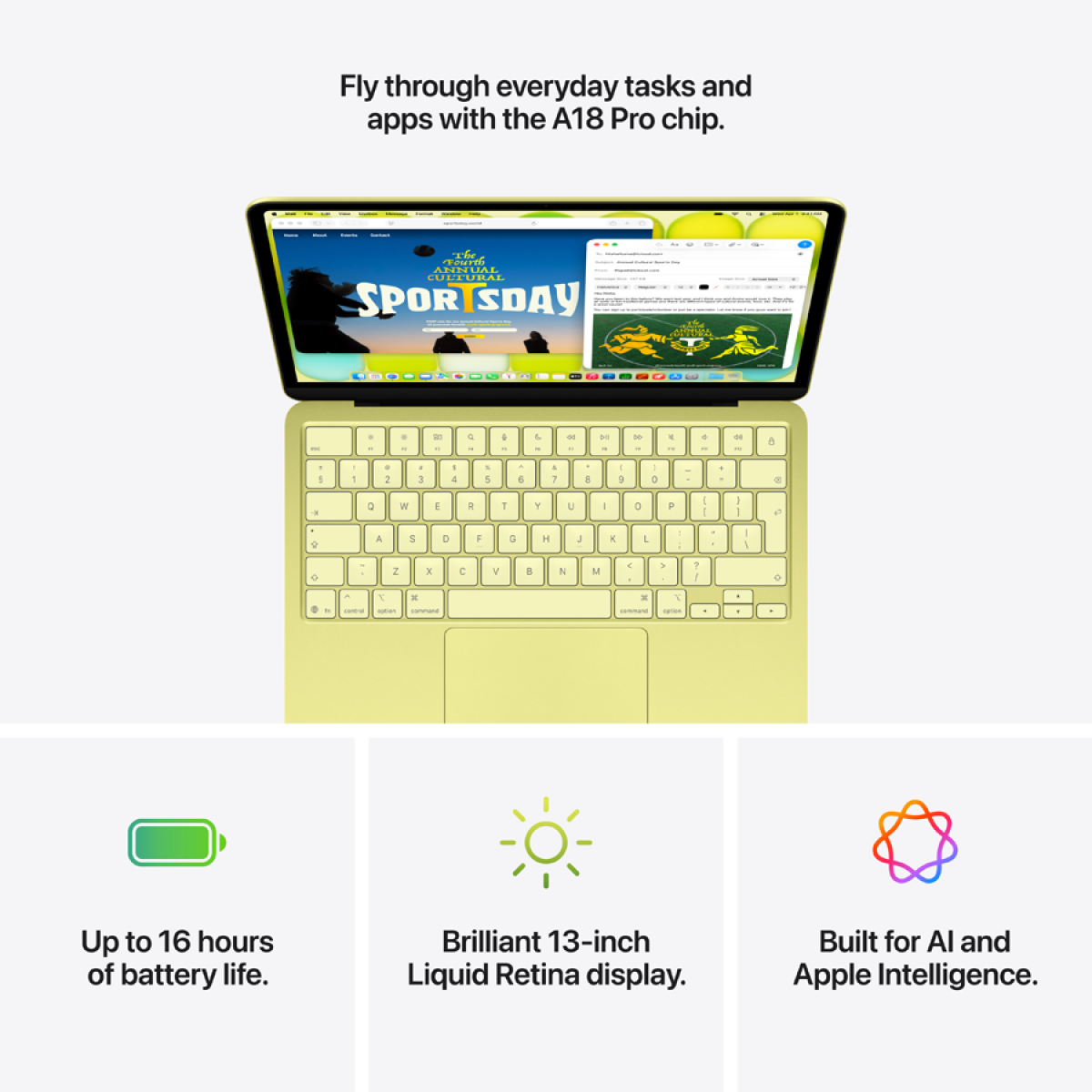 MacBook Neo 13-inch,Blush,Model A3404,  A18 PRO CHIP, 6C CPU, 5C GPU, 8GB unified memory,20W ADAPTER,256GB SSD storage, KEYBOARD US English
