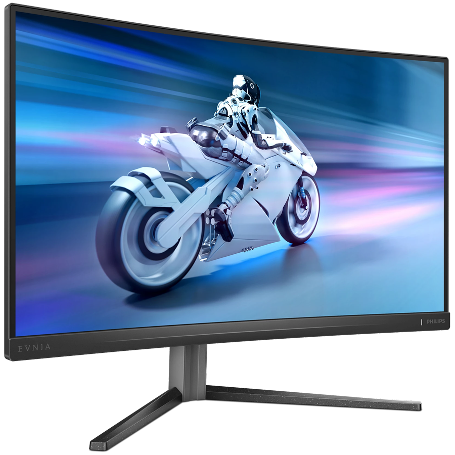 Philips Monitor Evnia 5000 27M2C5200W 27'' Curved VA, 1920x1080 (Full HD), 280Hz, 0.3ms, 300 cd/m², 4000:1, HDR10, 2x HDMI, DisplayPort, Height Adjustable, 3-year warranty