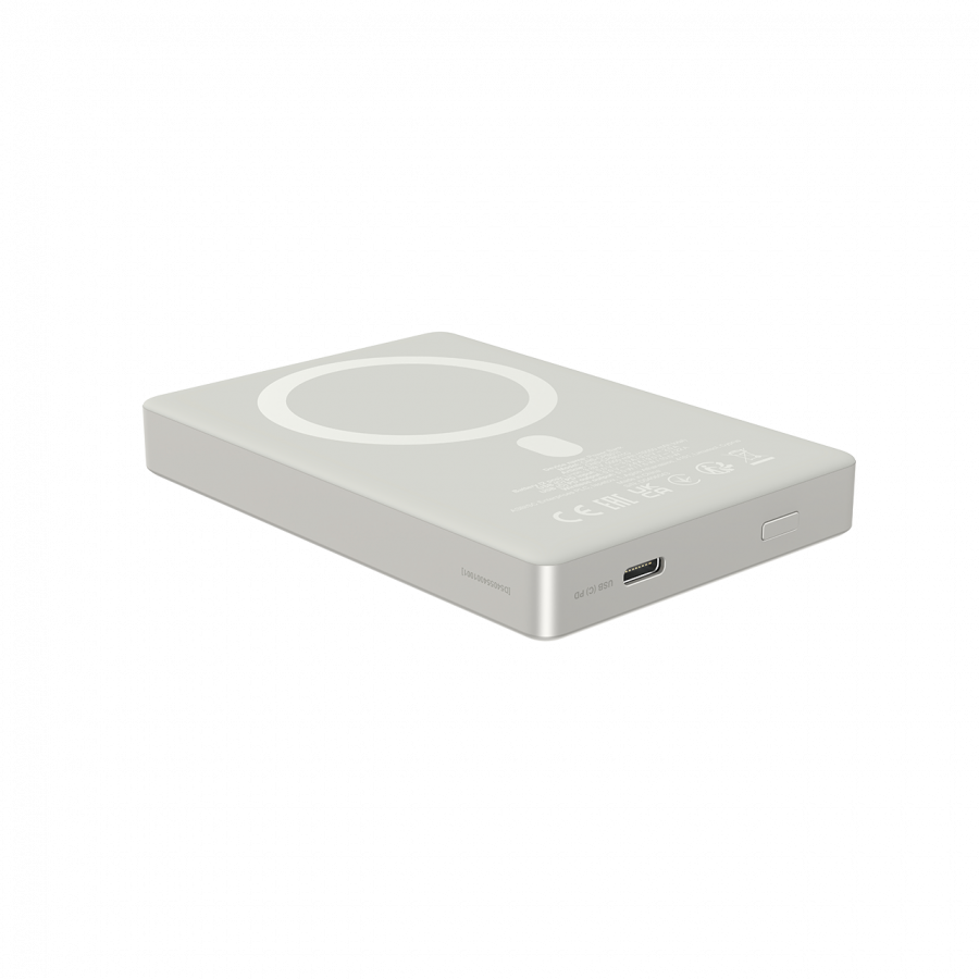 CANYON magnetic power bank OnPower 511 PD20W 10000mAh Aluminium Star Sivi