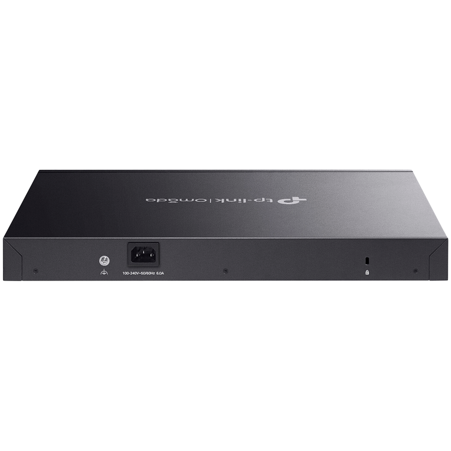 TP-Link ES228GMP Omada 28-Port Gigabit Easy Managed Switch with 24-Port PoE+, 24x Gigabit PoE+ Ports, 2x Gigabit Non-PoE Ports, 2x Gigabit SFP Ports, 384W PoE Power, 1U 19-inch Rack-mountable Steel Case, Omada App.Fast PoE,Perpetual PoE,Flow Control