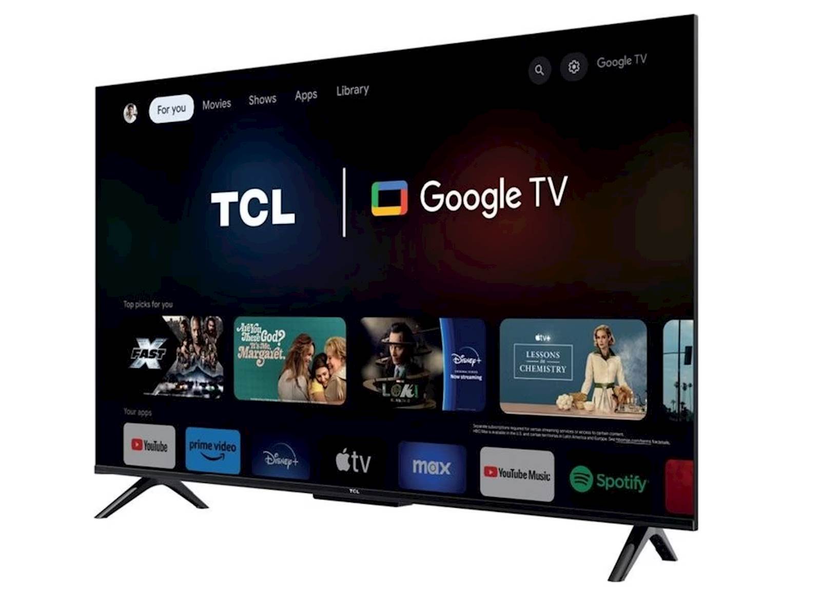 TV TCL 4K QLED 50T69C