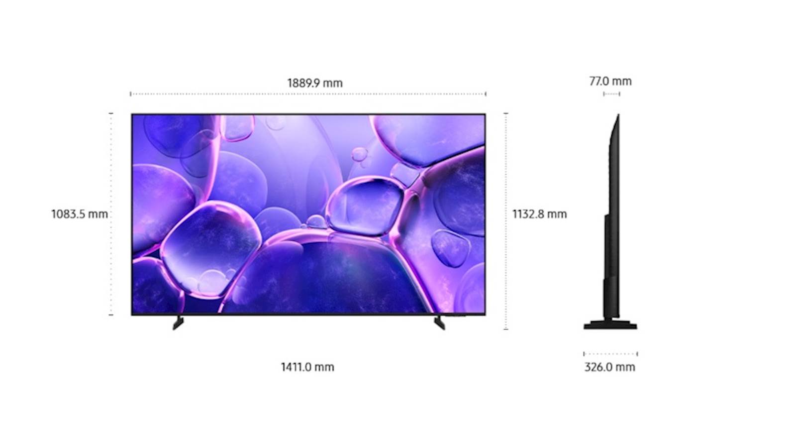TV SAMSUNG Crystal UHD 4K  85" U8092F 