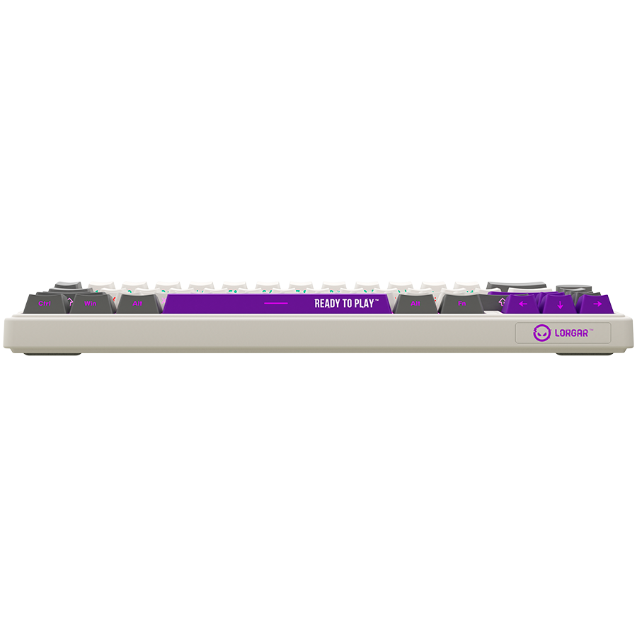 LORGAR KBP70MW, Wireless 65% Mechanical Gaming Keyboard Pro, Beige, CZ/SK layout