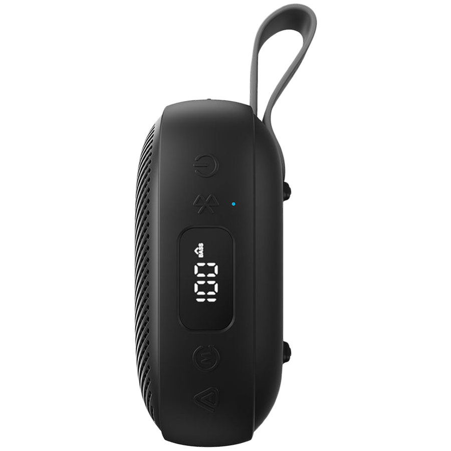 Anker, Soundcore Boom Go 3i Black, 24 Hour Playtime, 15W, IP68, Battery Display, Emergency Charging for Phone, TWS Pairing capable, RGB Lights