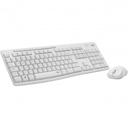 Logitech Tastatura + Miš MK295 Silent Wireless White