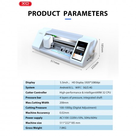 XO CFM01 Generation intelligent film cutting machine