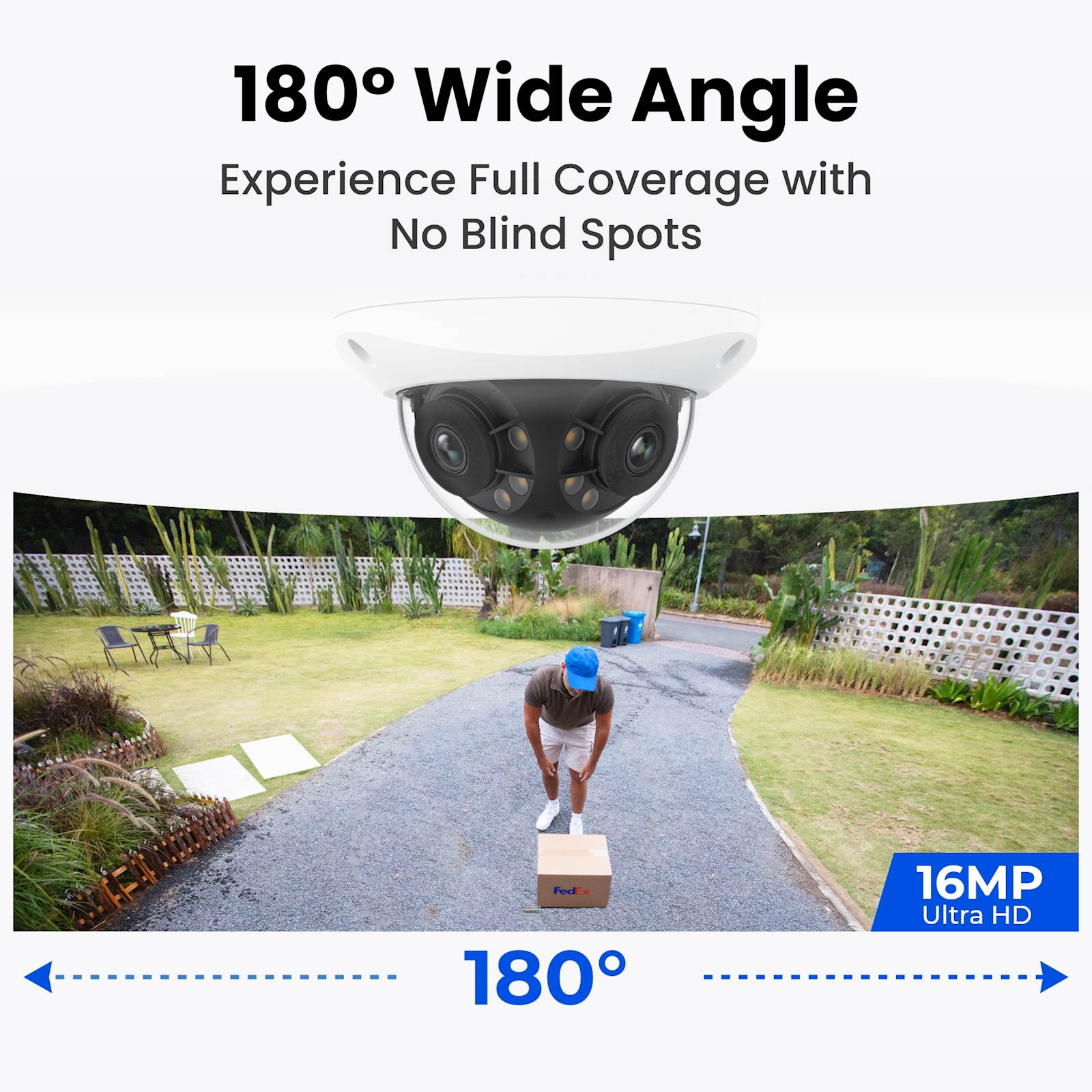 Reolink IP Kamera Duo serija P737 POE, 8MP, 4K, IK10 otporna, 180° pogledom, Noćni vid