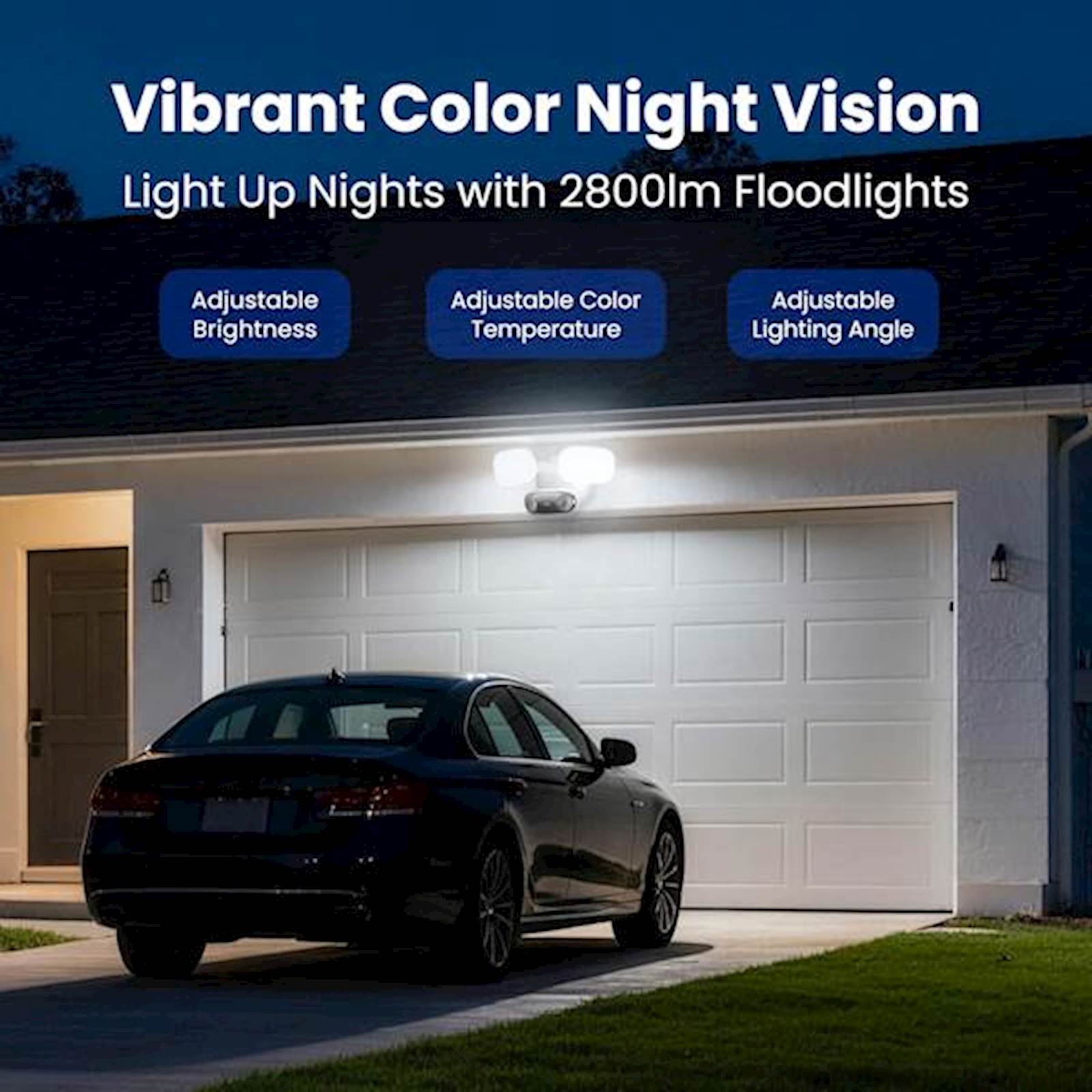 Reolink Ip Kamera Floodlight Elite PRO F760P 16MP 4K, vidni ugao 180°, Reflektori 2800 lumena, AI