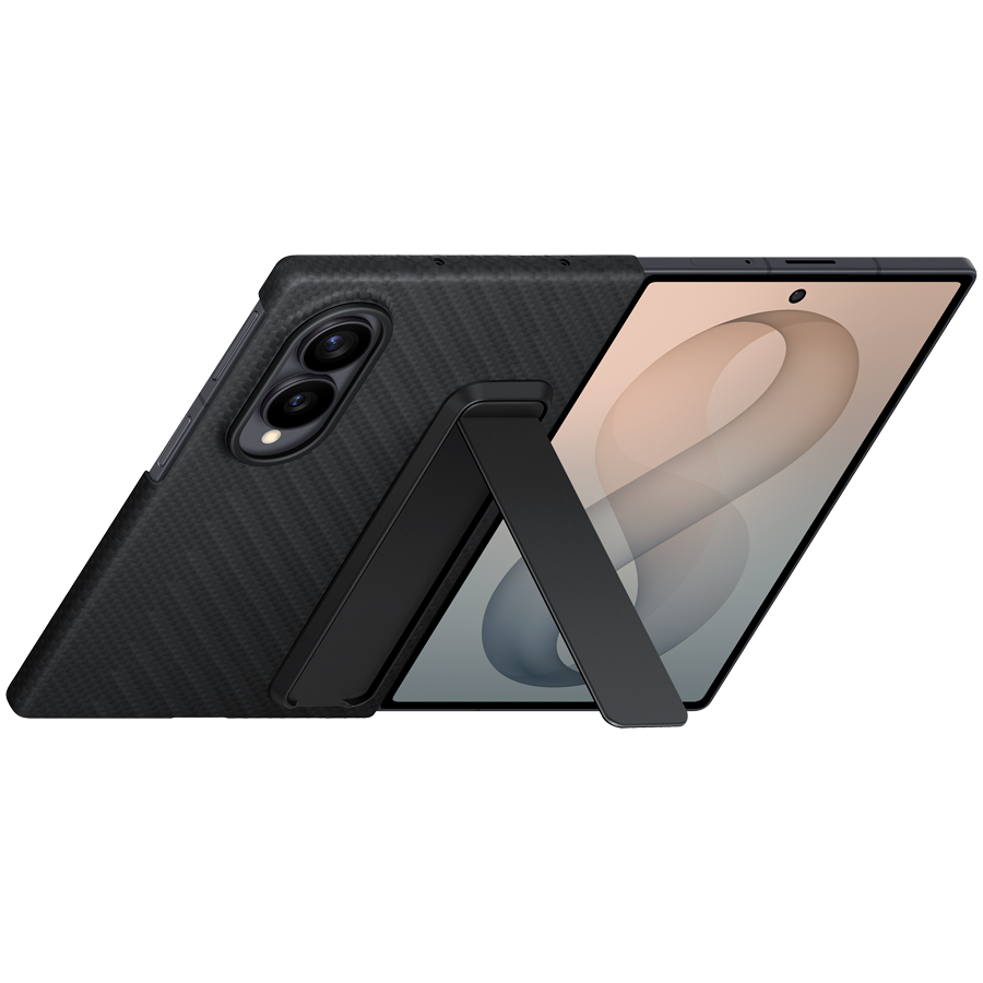 Samsung Galaxy Fold8 Carbon Standing Black