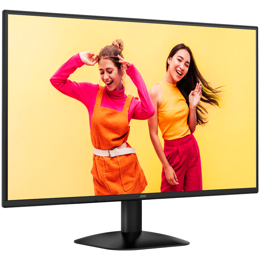 AOC Monitor Q27B35S3 27", QHD 2560x1440, IPS, 120Hz, 4ms (GtG), 300cd/m2, 1500:1, Adaptive Sync, HDR10, 1xHDMI, 1xDP, Tilt