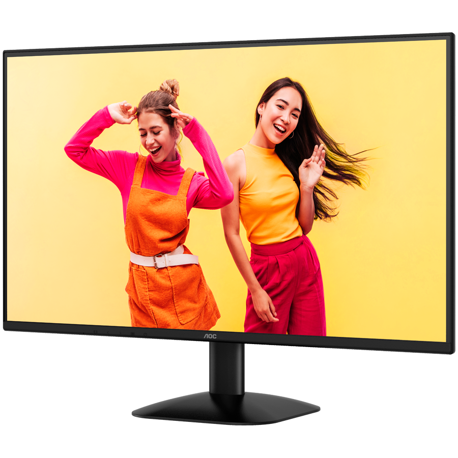AOC Monitor Q27B35S3 27", QHD 2560x1440, IPS, 120Hz, 4ms (GtG), 300cd/m2, 1500:1, Adaptive Sync, HDR10, 1xHDMI, 1xDP, Tilt