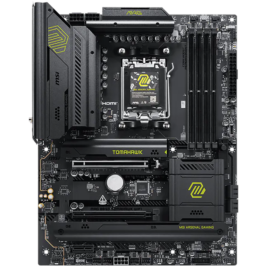 MSI MAG B850 TOMAHAWK MAX WIFI, Socket AM5, 4x DDR5, WiFi7