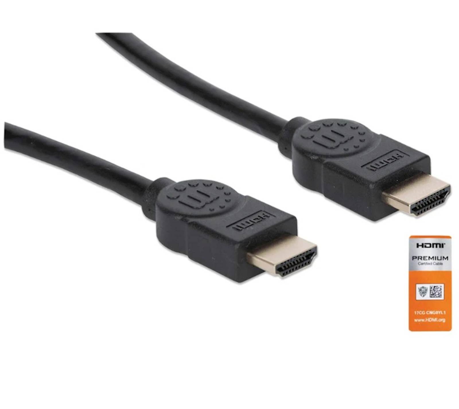 Kabl HDMI MANHATTAN Male to Male 4K 3D 1m