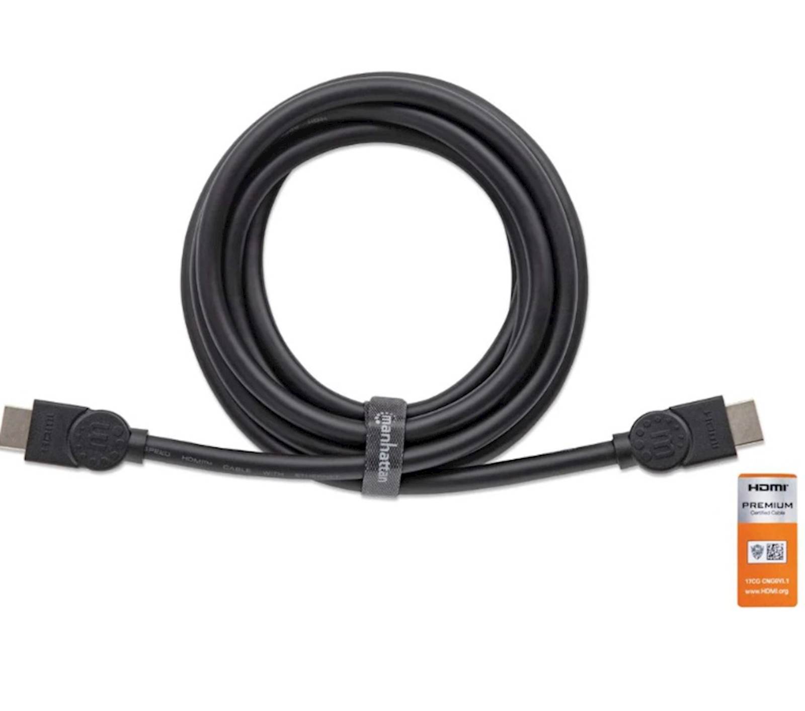 Kabl HDMI MANHATTAN Male to Male 4K 3D 1m