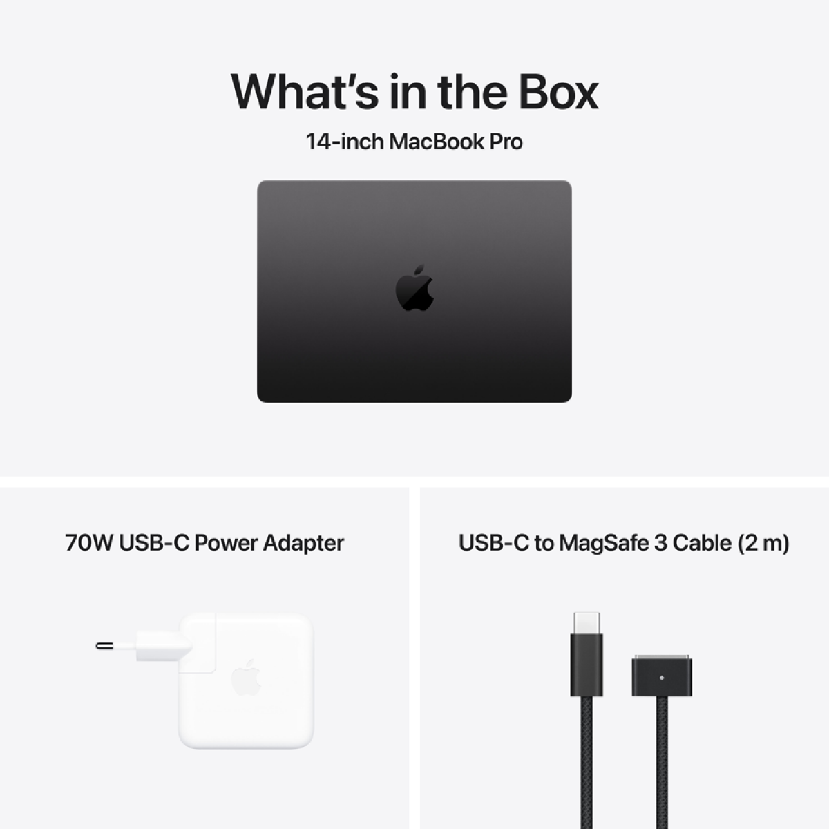 MacBook Pro 14-inch, Space Black,Model A3426,APPLE M5 PRO, 15C CPU, 16C GPU,24GB unified memory,96W USB-C Power Adapter, 1TB SSD storage, 3x TB5, HDMI, SDXC, MagSafe 3,Touch ID,XDR display,Standard display,Force Touch Trackpad, KEYBOARD-INT