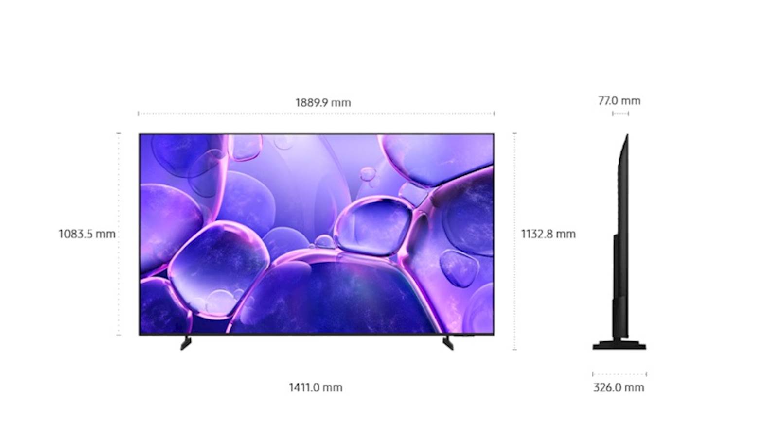 TV SAMSUNG Crystal UHD 4K  85" U8092H