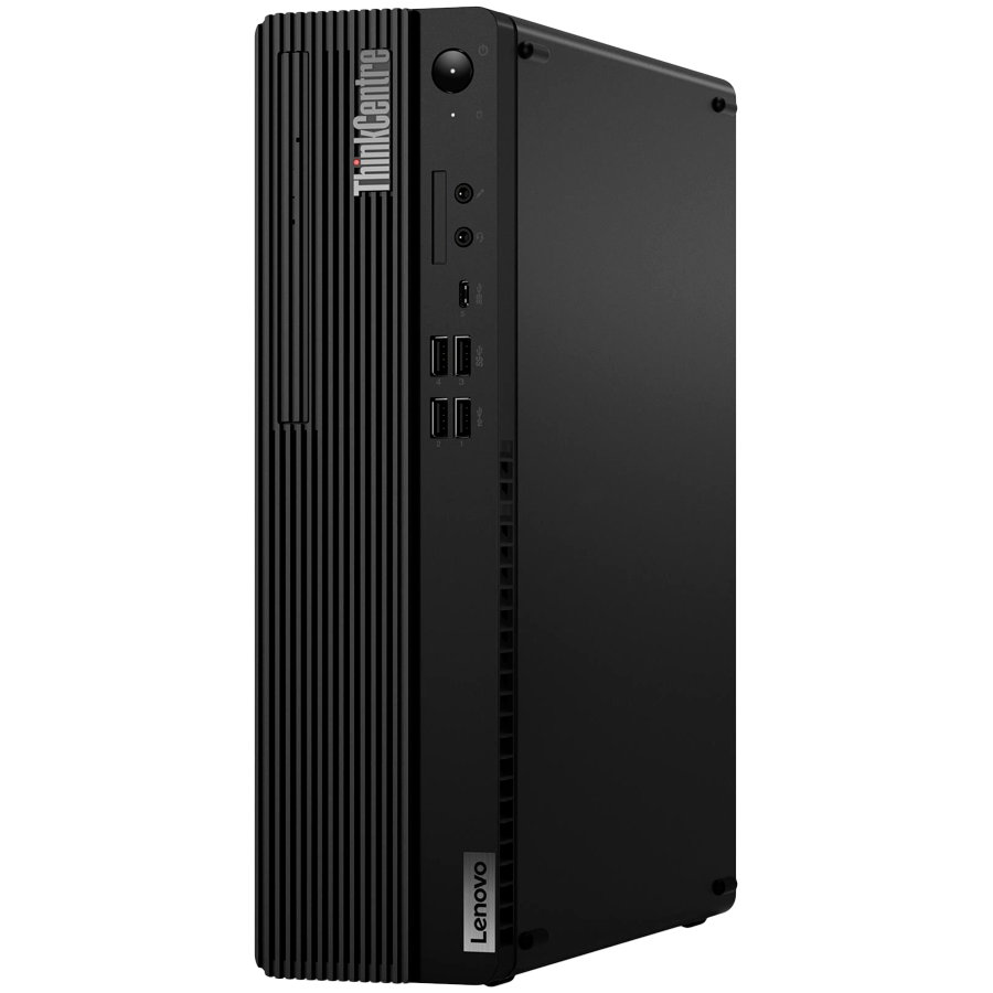 ThinkCentre M70s Gen 5 SFF, Intel Core i3-14100, 16GB DDR5-4800, 512GB M.2 PCIe Gen4 SSD, Integrated Graphics, Front: 1x USB-C 3.2 Gen 1, 2x USB-A 3.2 Gen 1, 2x USB-A 2.0, Rear: 2x USB-A 3.2 Gen 1, 2x USB-A 2.0, HDMI, DisplayPort, RJ-45, USB KB/Mouse, 180