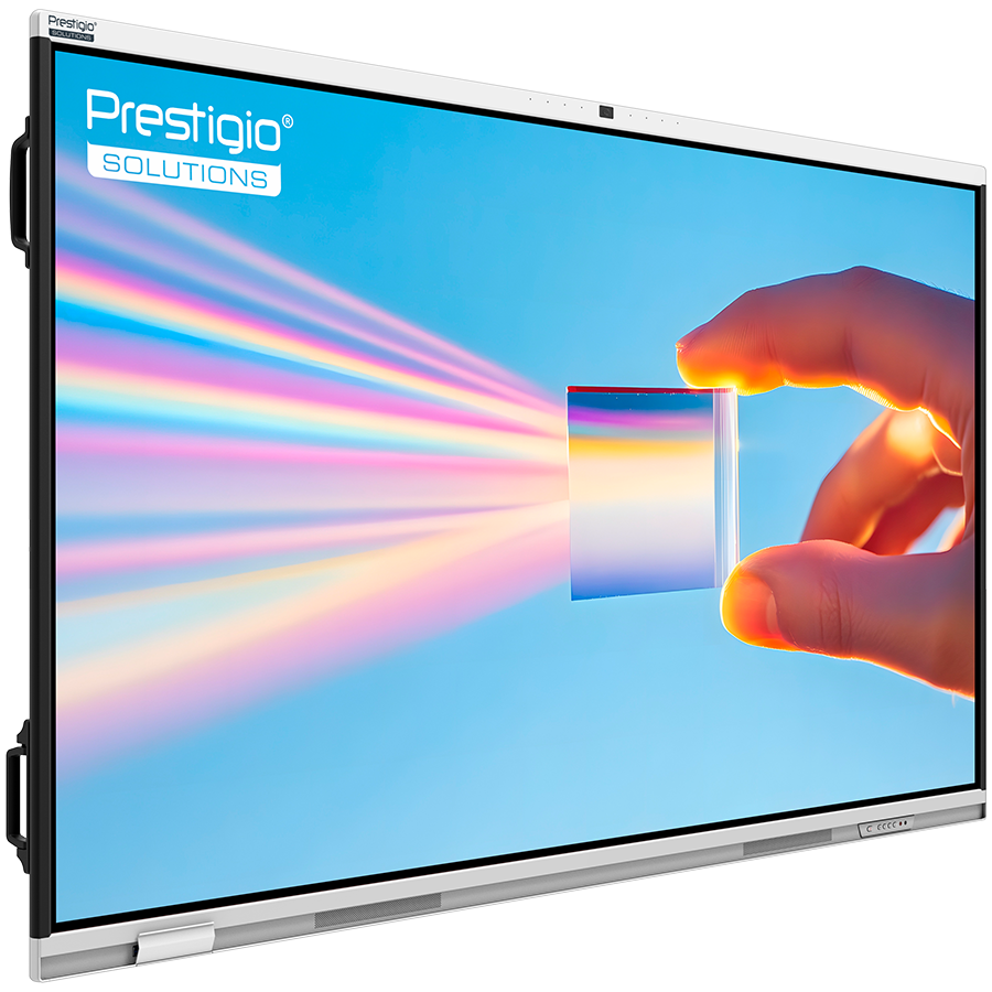 PRESTIGIO SOLUTIONS Multiboard 75'' Prism, Android 14, Google EDLA, AI Camera, 8/128GB, 50TP